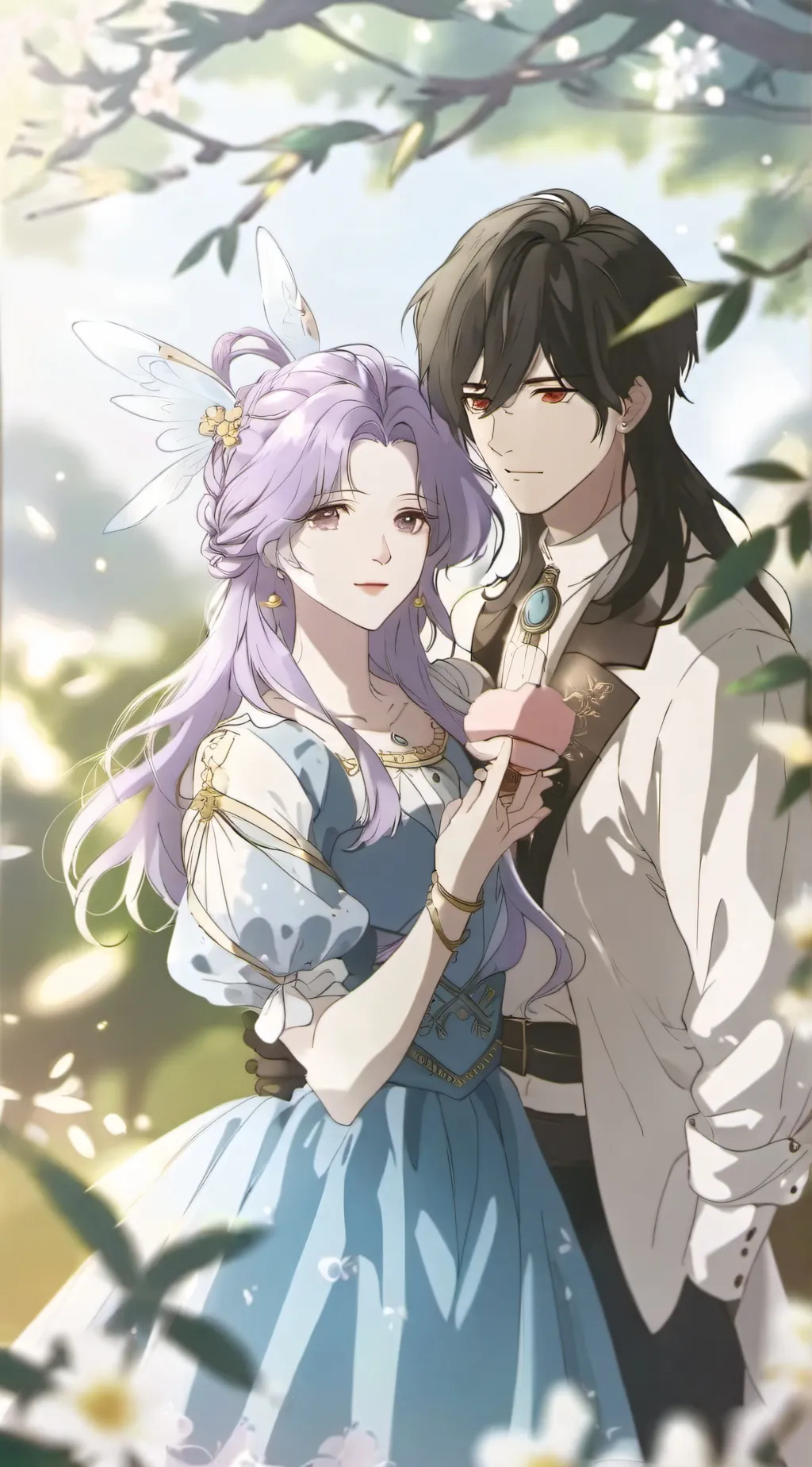 ai character: Lina & Zack background