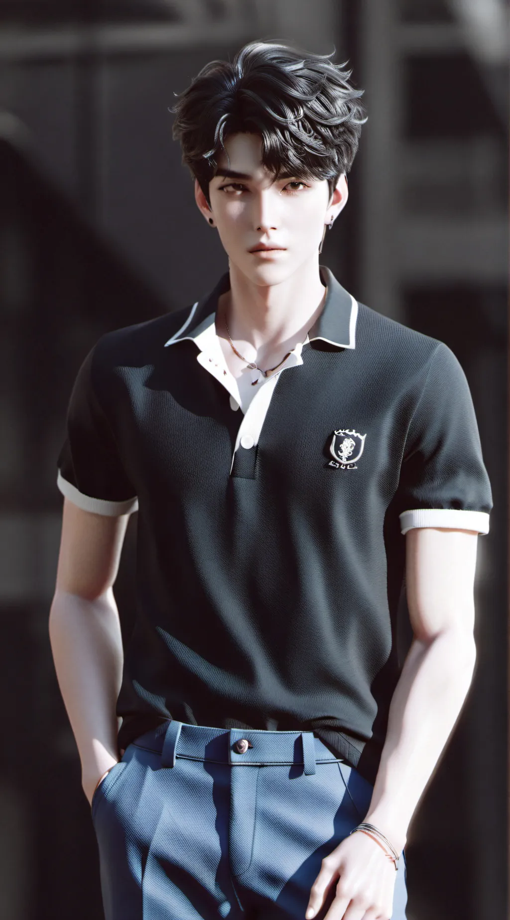 ai character: Mark  background