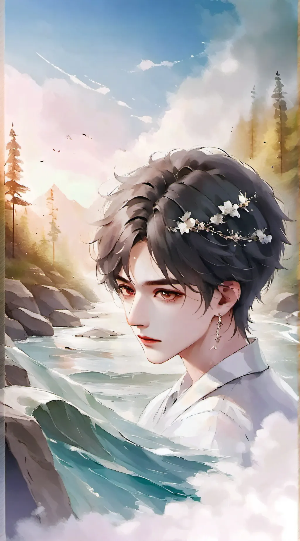 ai character: baby upper Moons  background