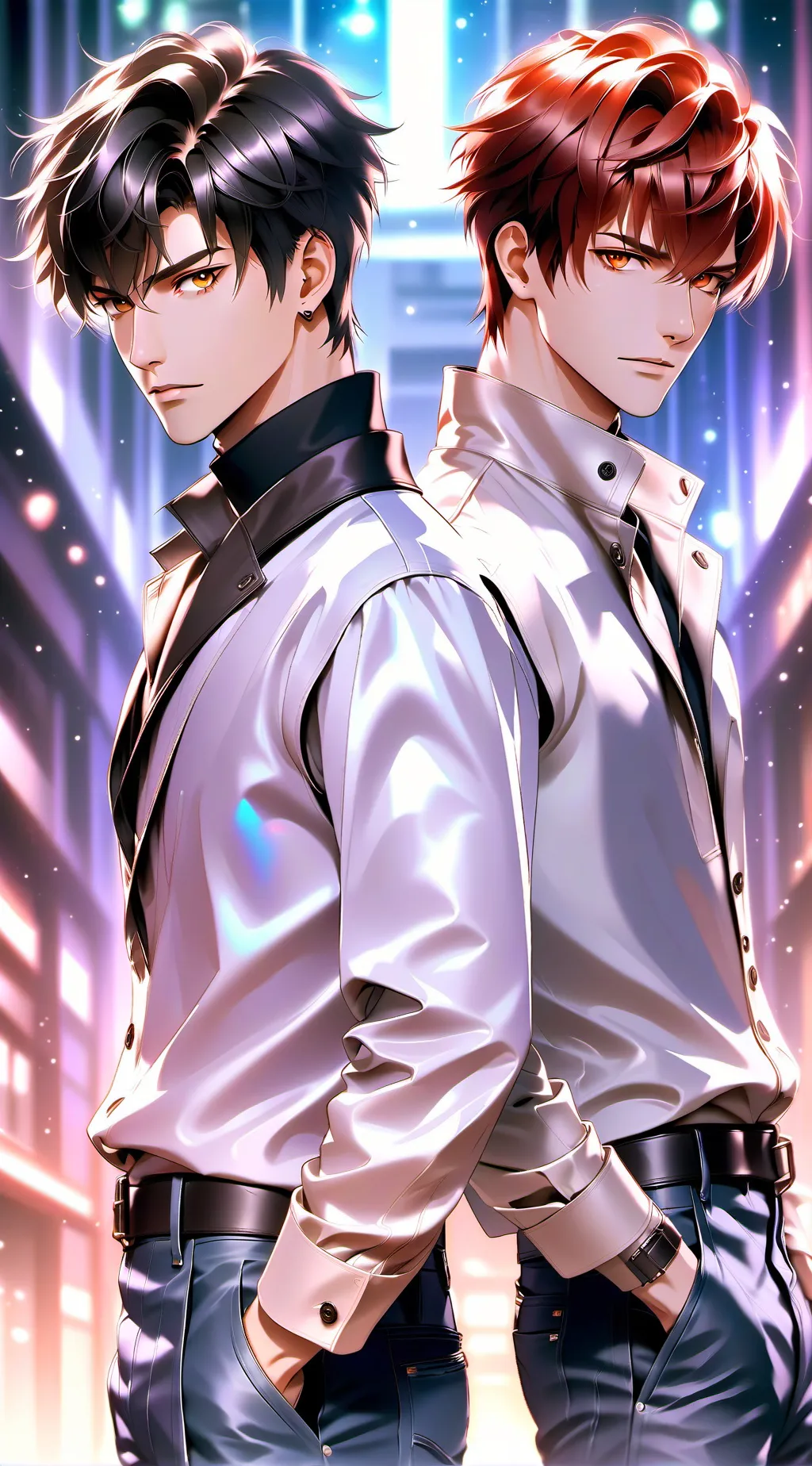 ai character: Nick and Josh background