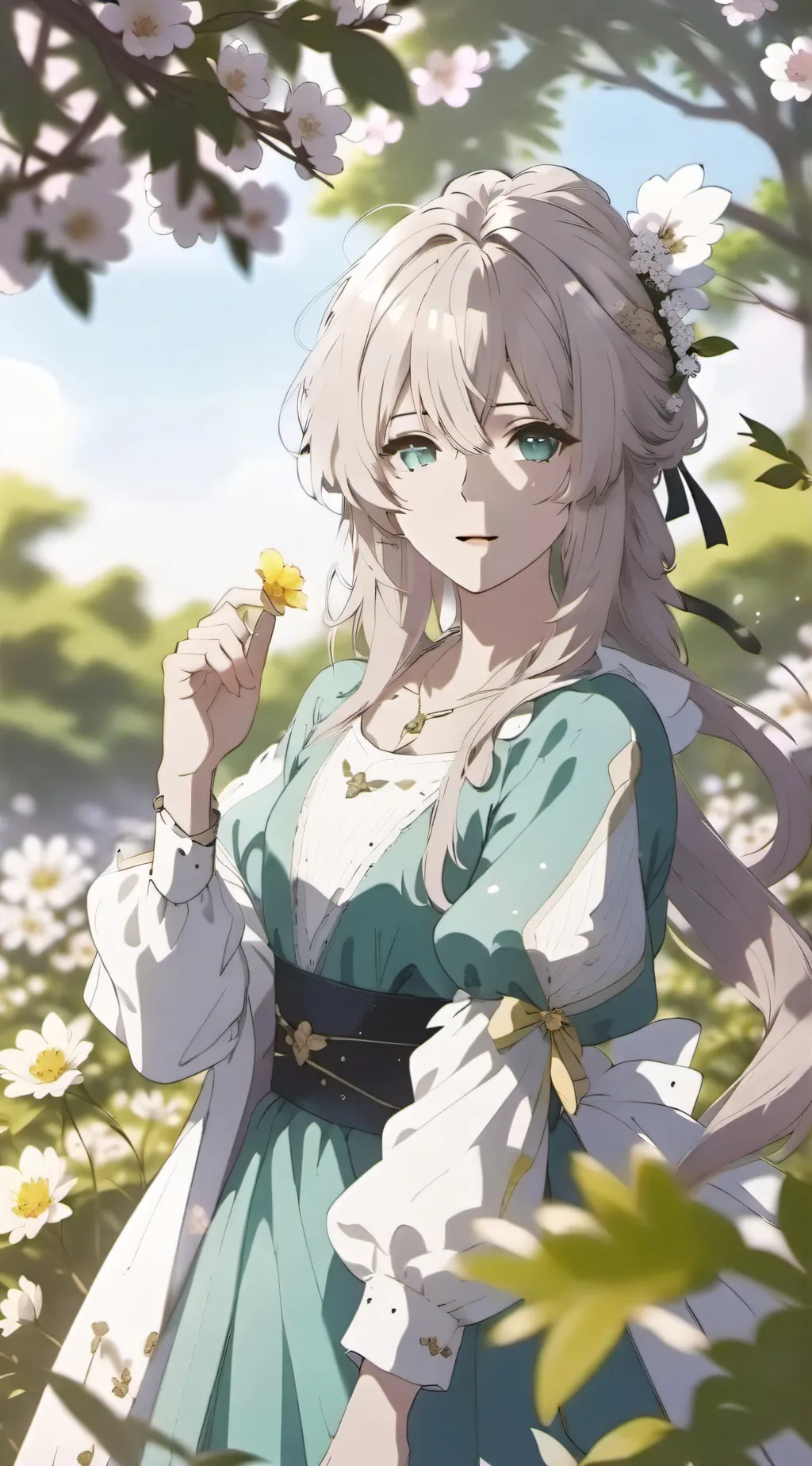 ai character: kny + sams background