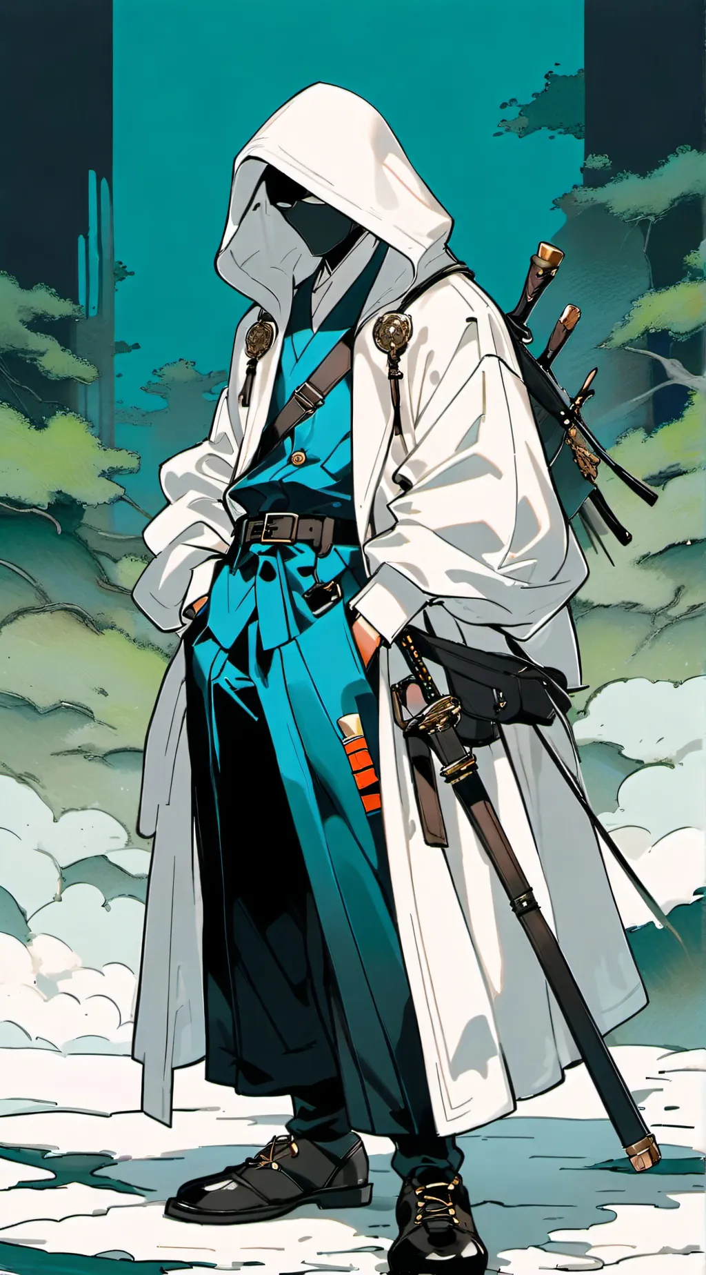 ai character: Riven solara background