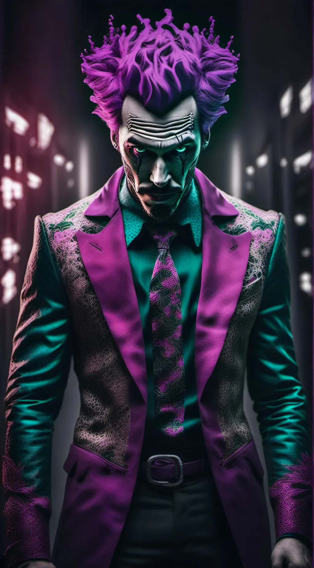 ai character: joker  background