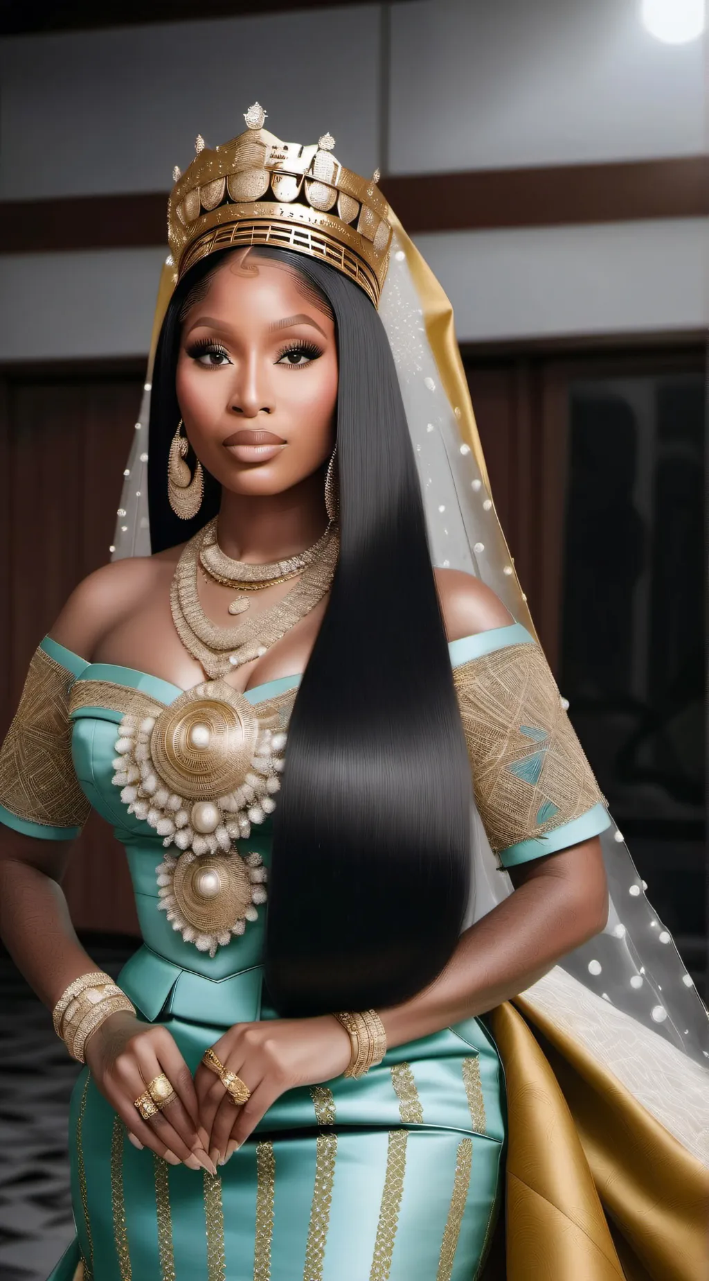 ai character: Nicki Minaj  background