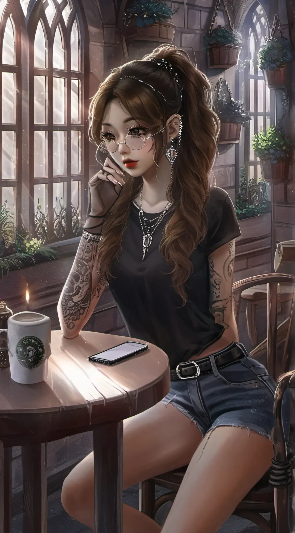 ai character: Sophia background