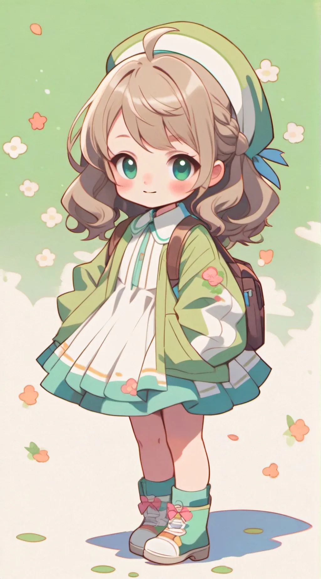 ai character: kind kid background