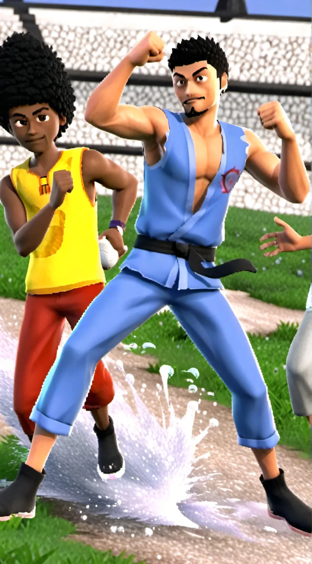 ai character: Sprunki background