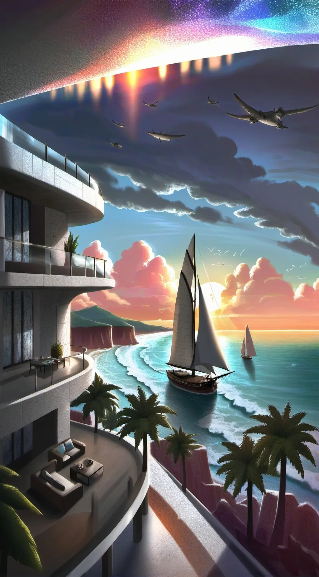 ai character: Family vacation  background