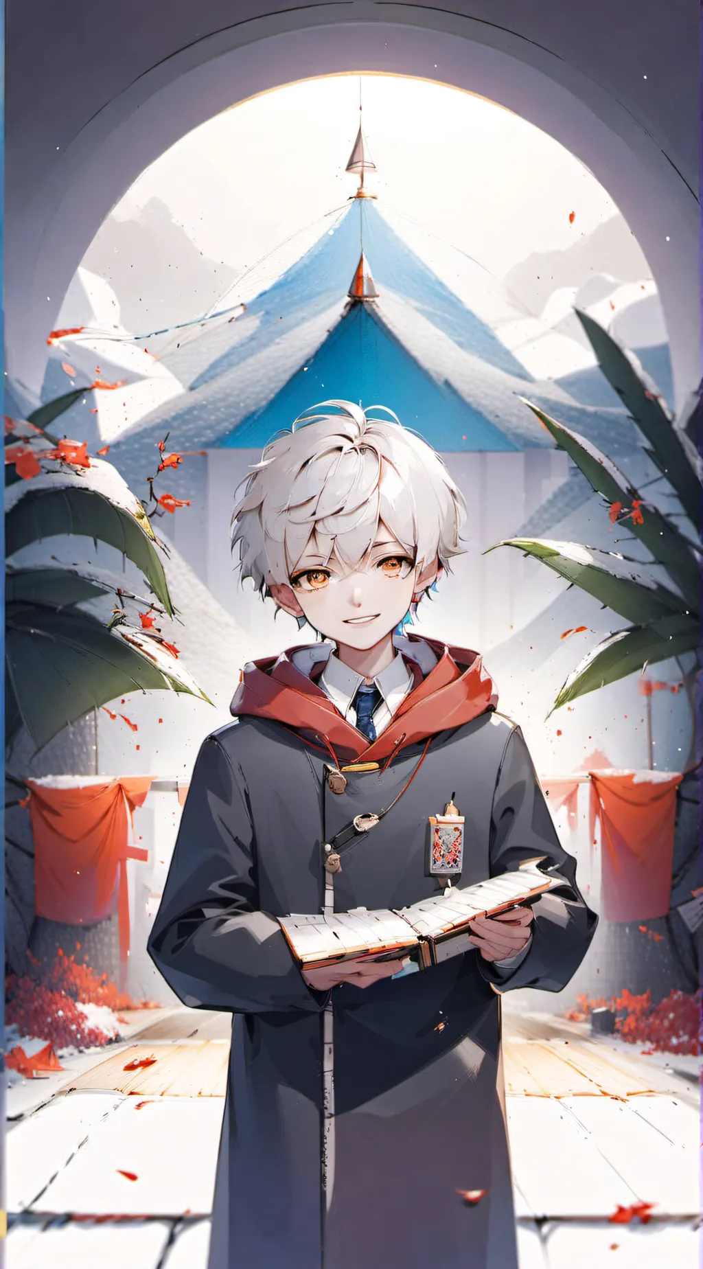 ai character: Baldi in mha  background