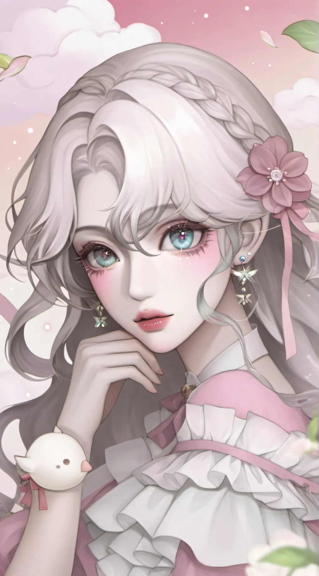 ai character: Cherry ￼￼ background