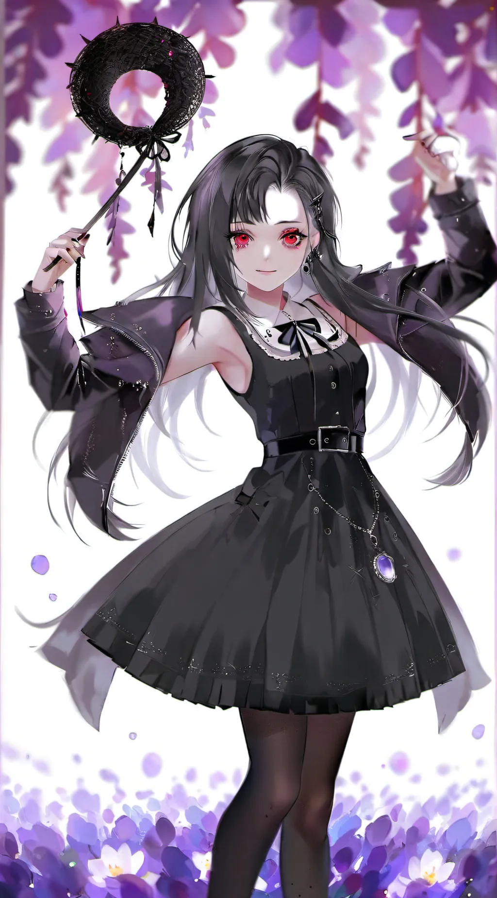 ai character: moon gril background