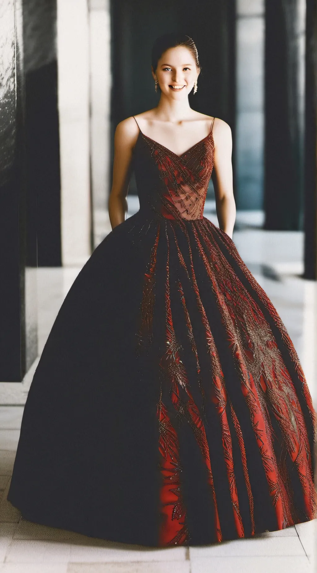 ai character: Aurora background