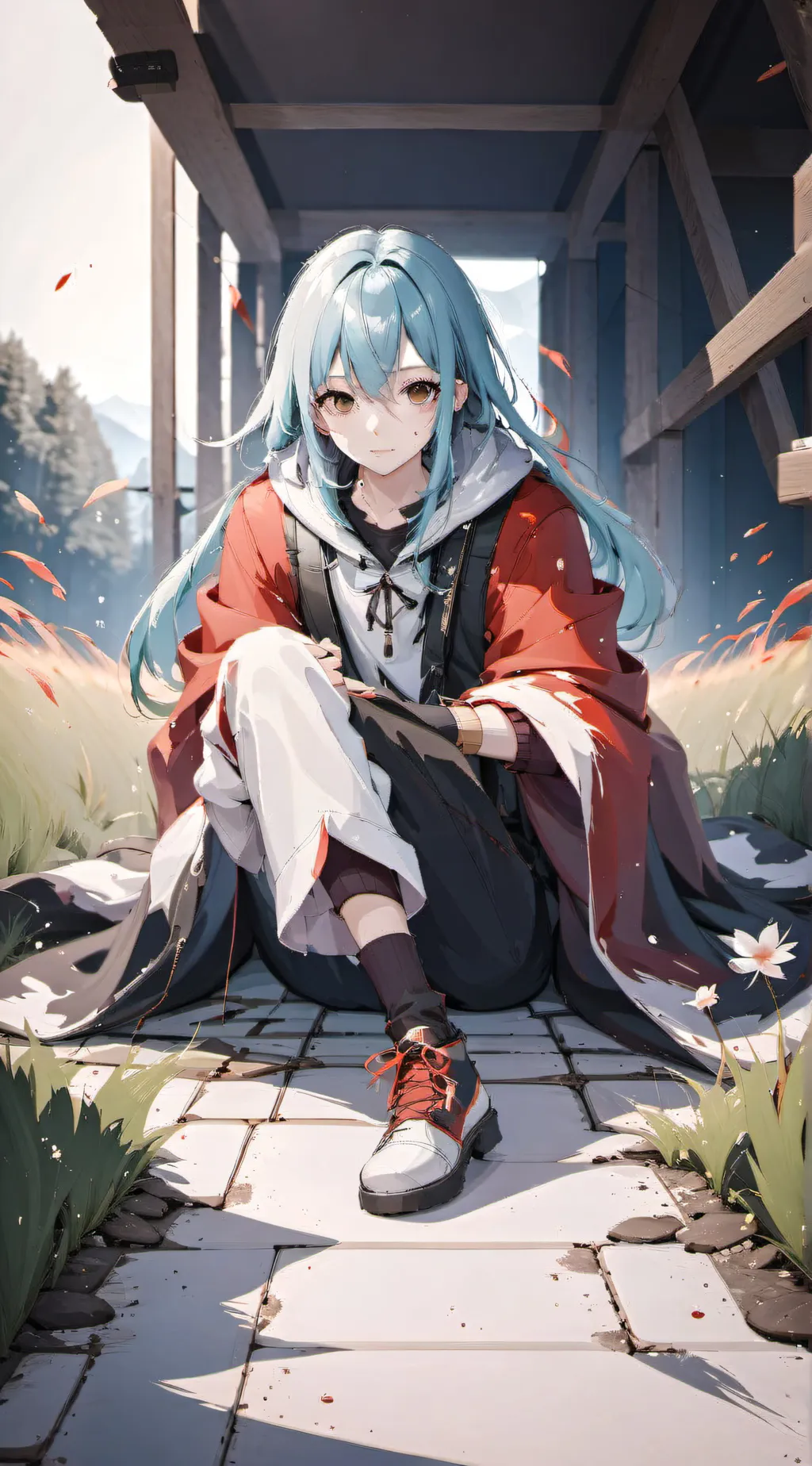 ai character: battle with HH background