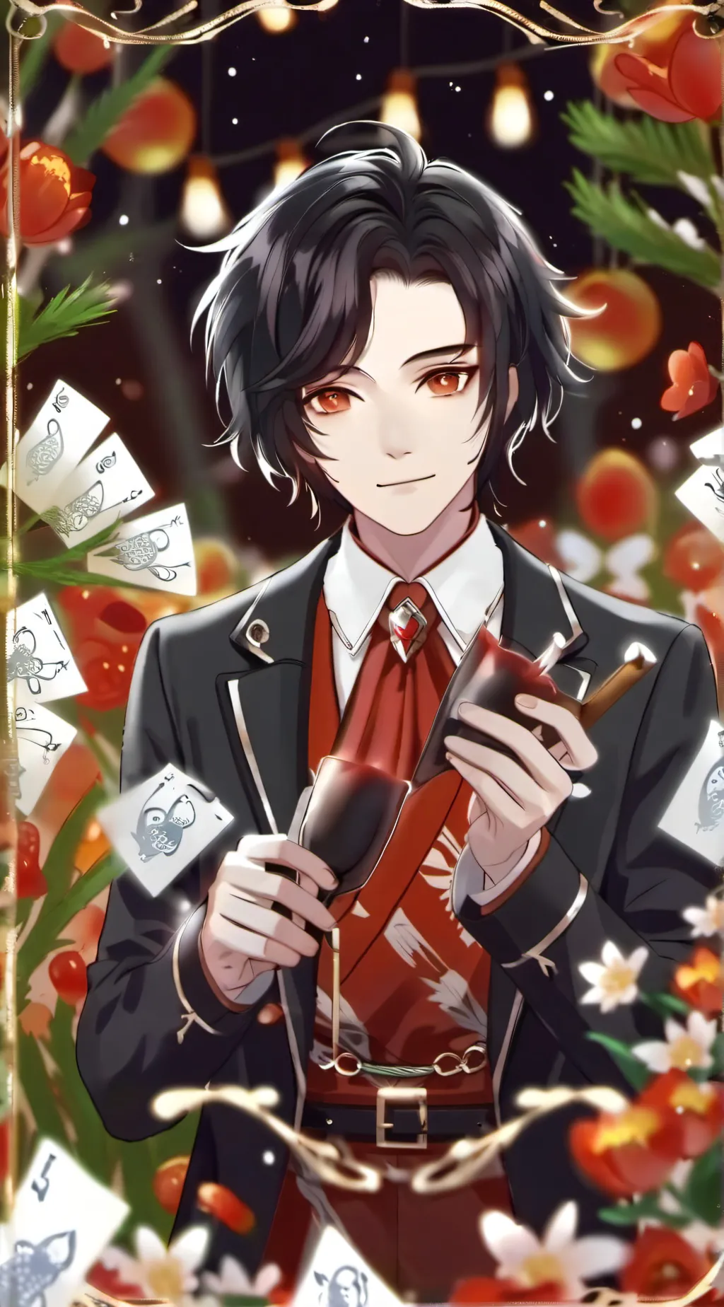 ai character: dante 😚 background