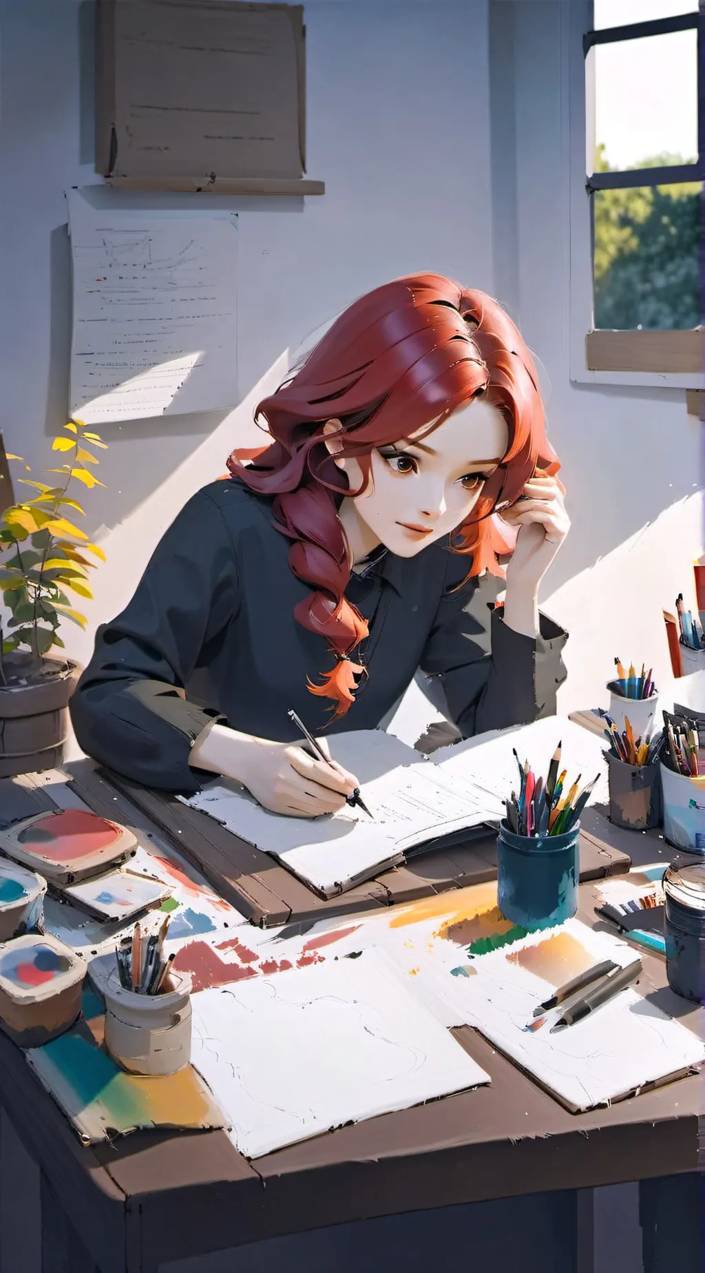 ai character: idk what to name  background