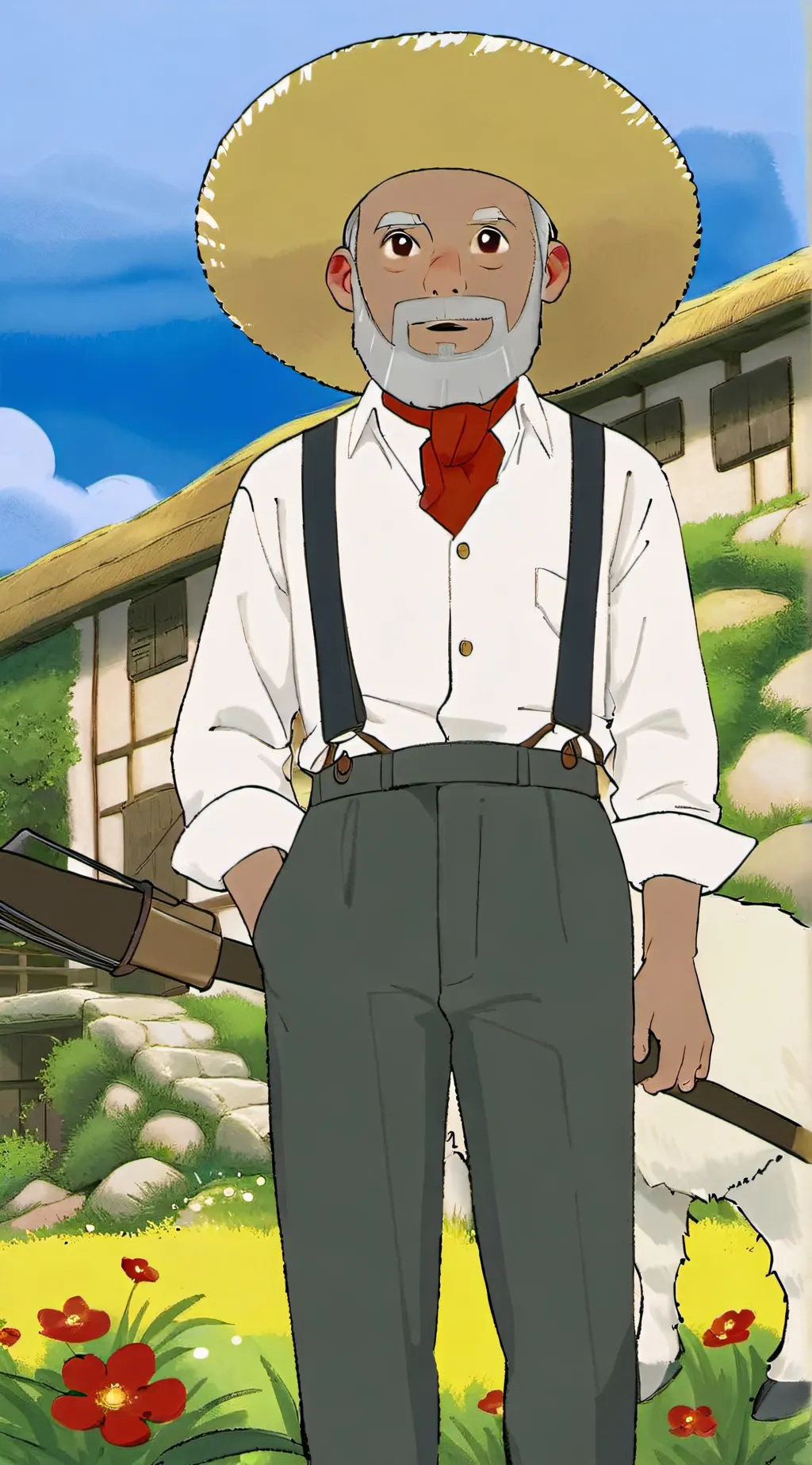 ai character: pancracio background