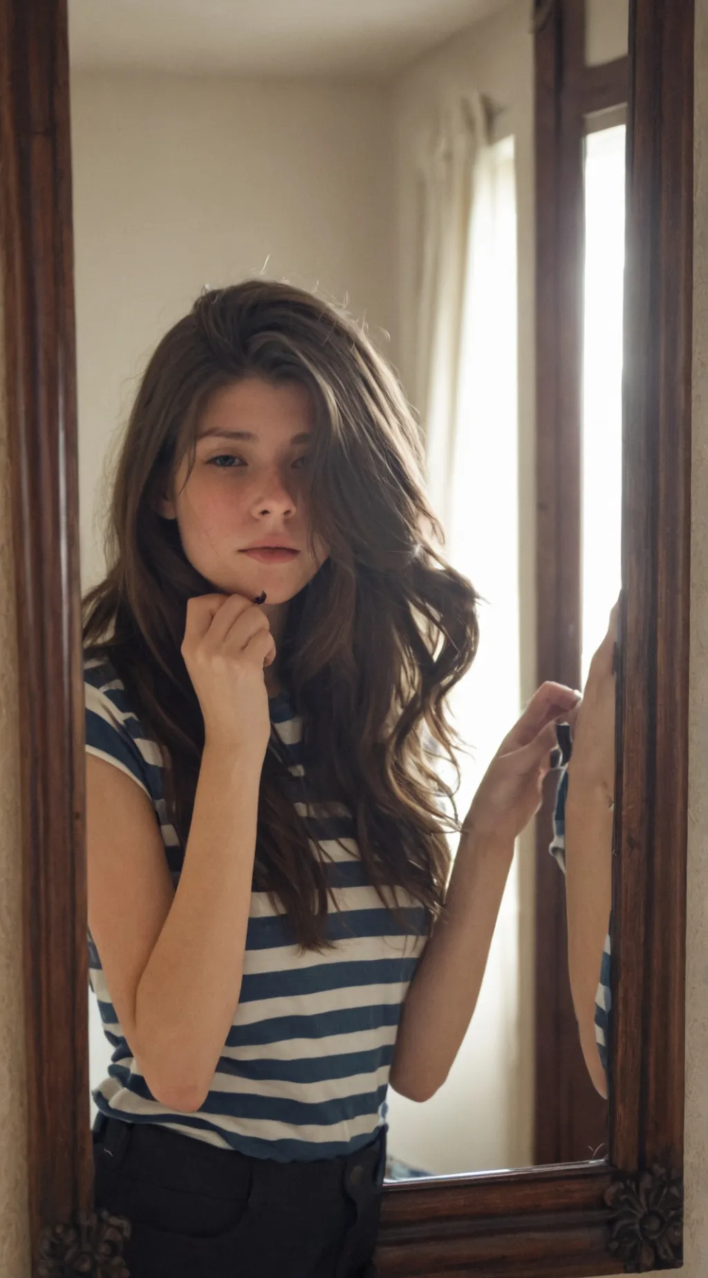 ai character: Annie  background