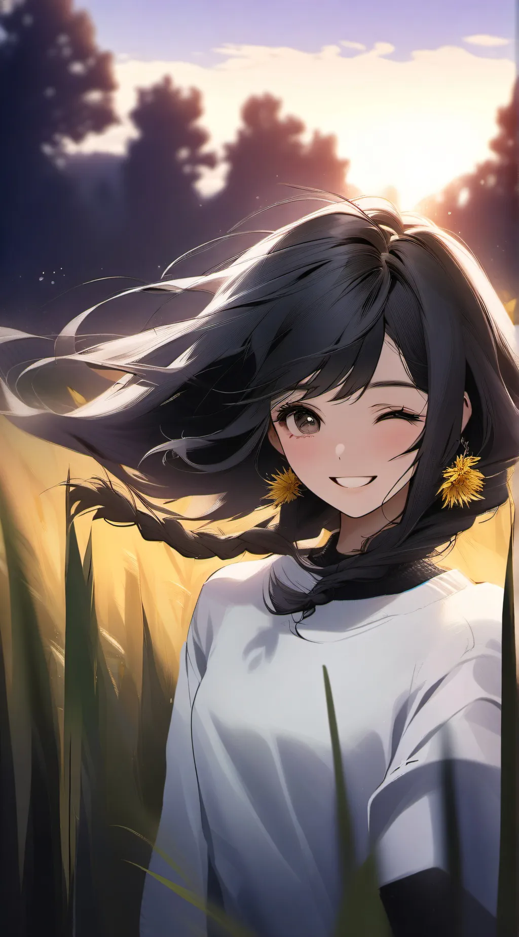 ai character: Denka Kaminari #1 background