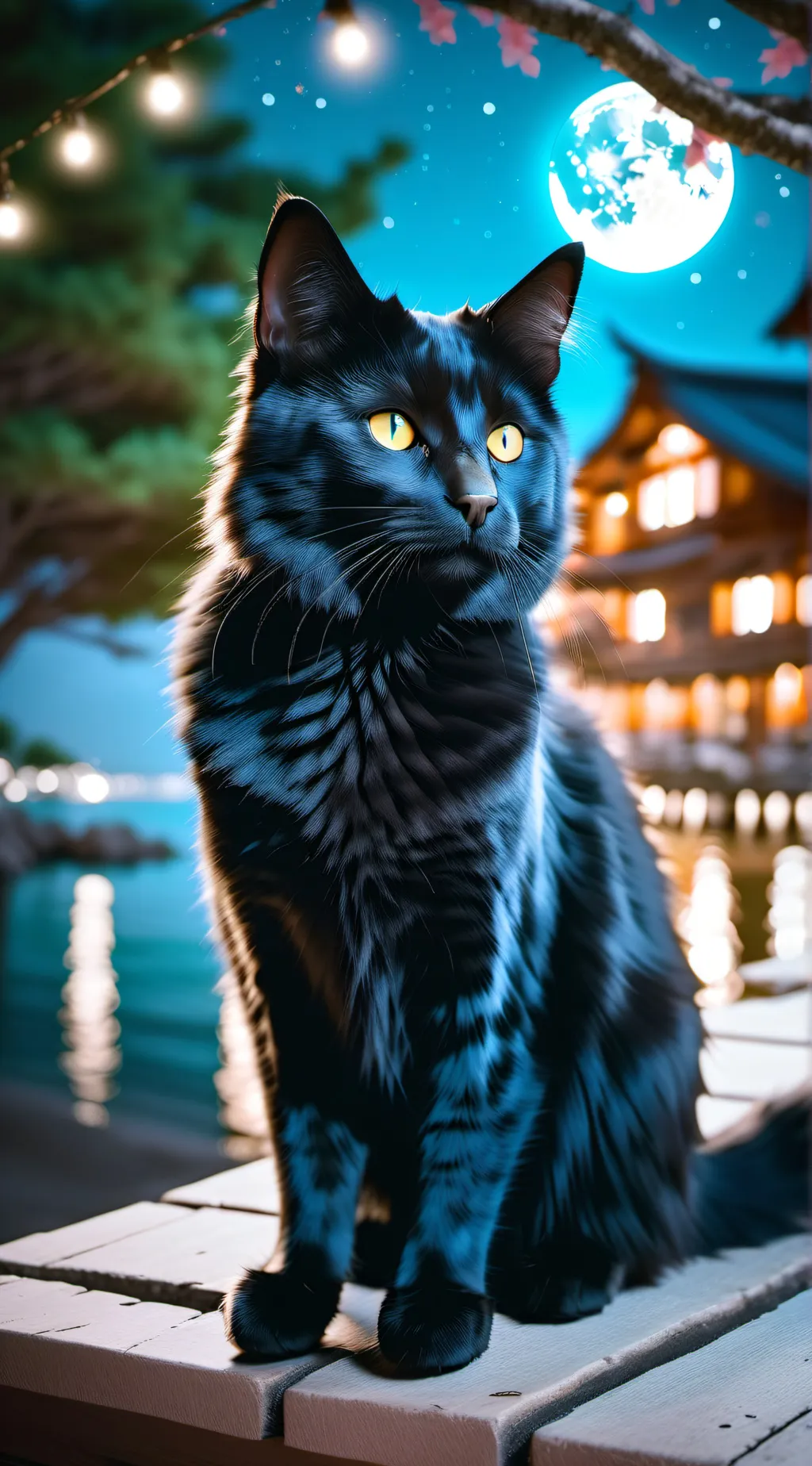 ai character: My cat  background