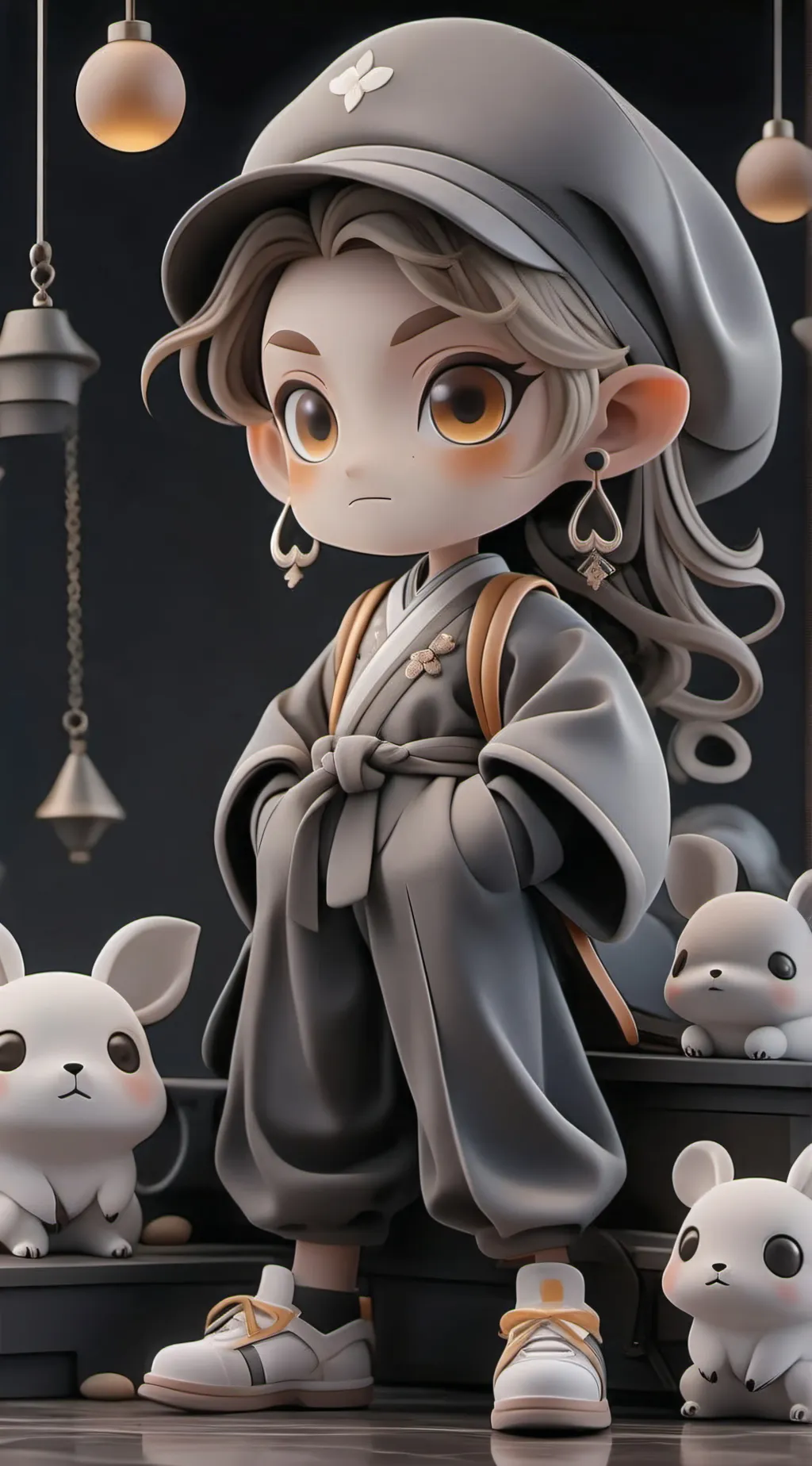 ai character: you vs anime background