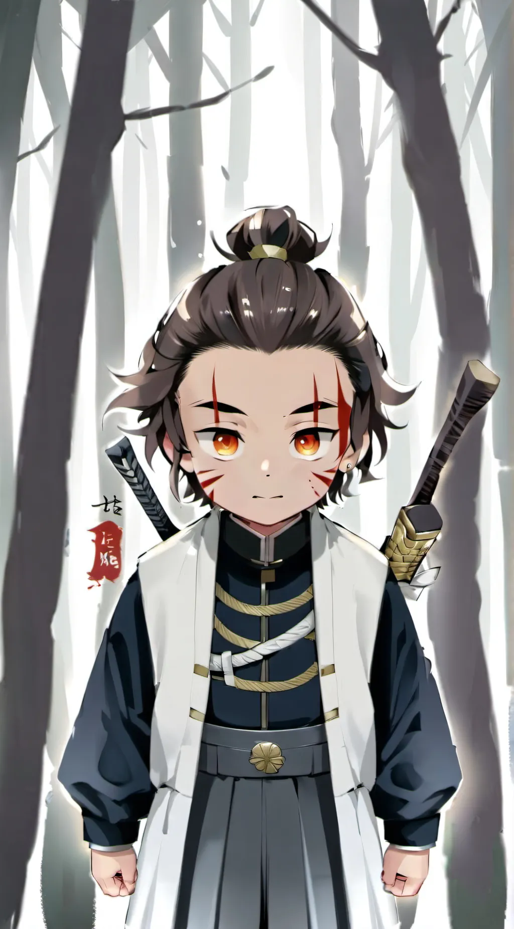 ai character: Tanjiro background