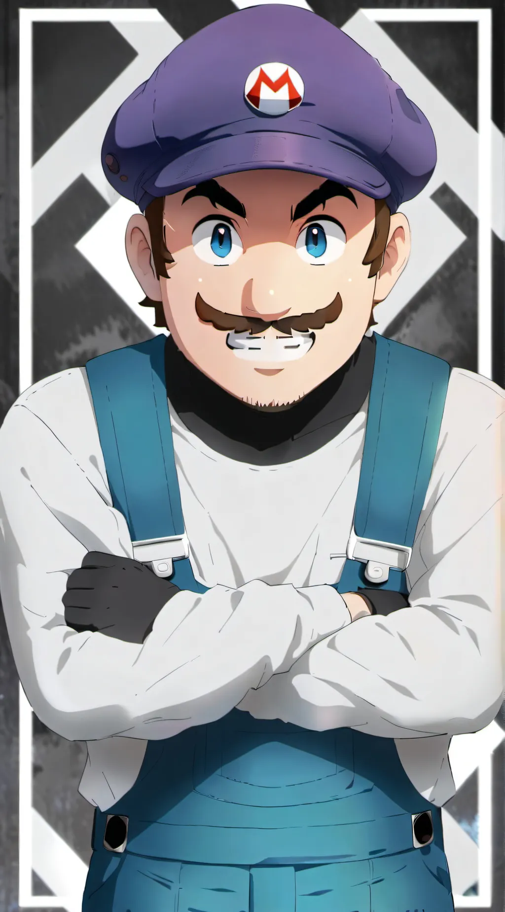 ai character: Mario background