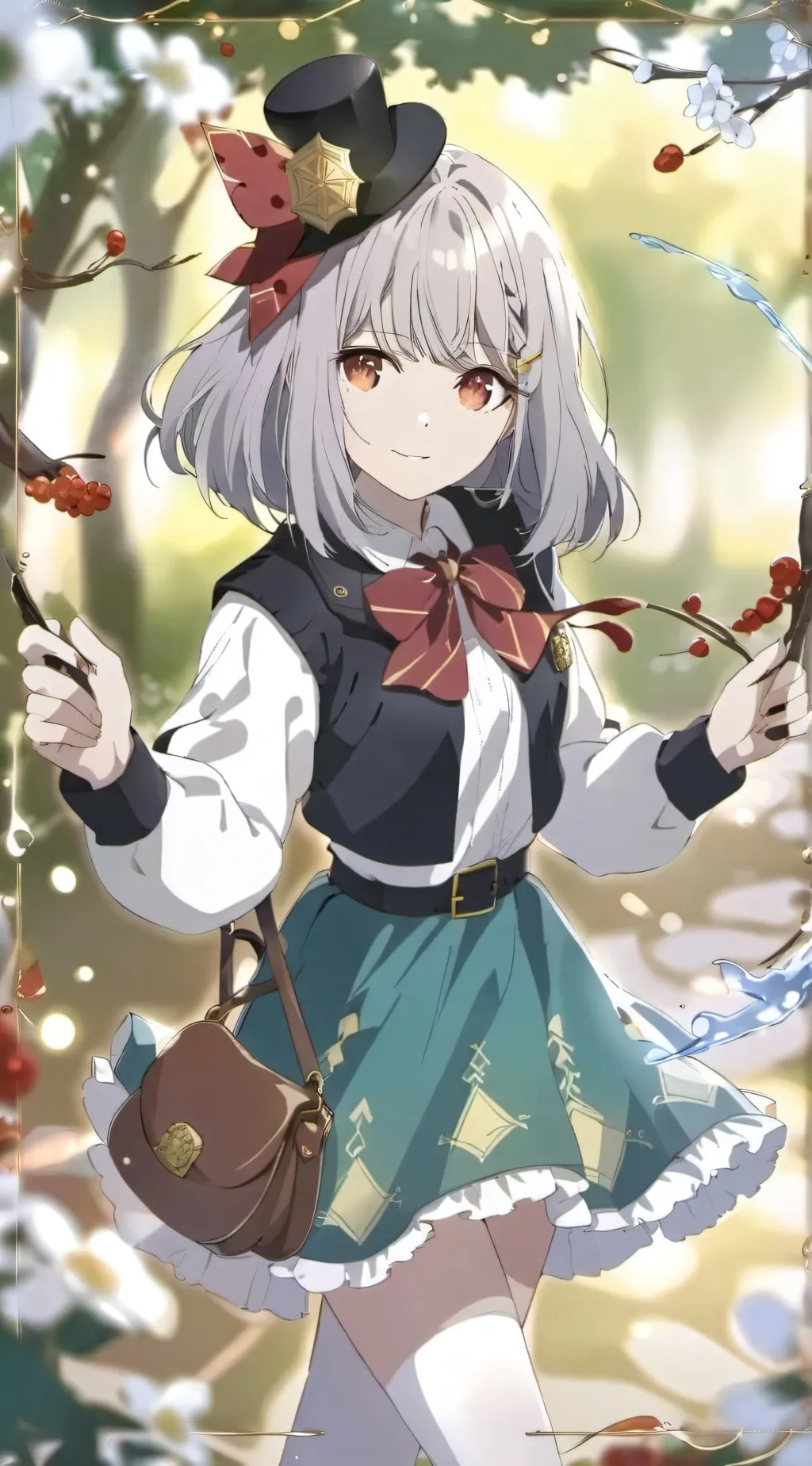 ai character: Magic Academy background