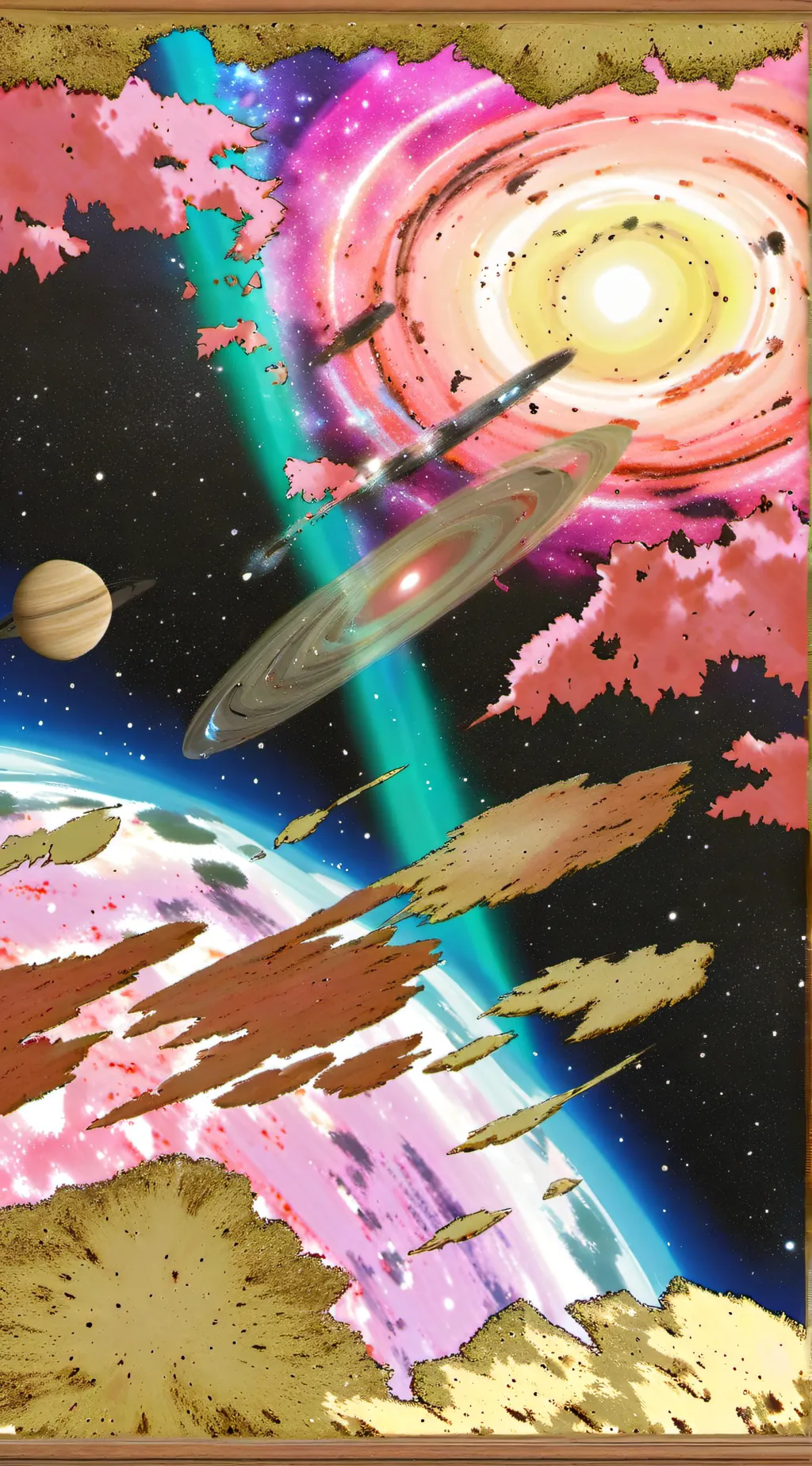 ai character: Andromeda Galaxy's background