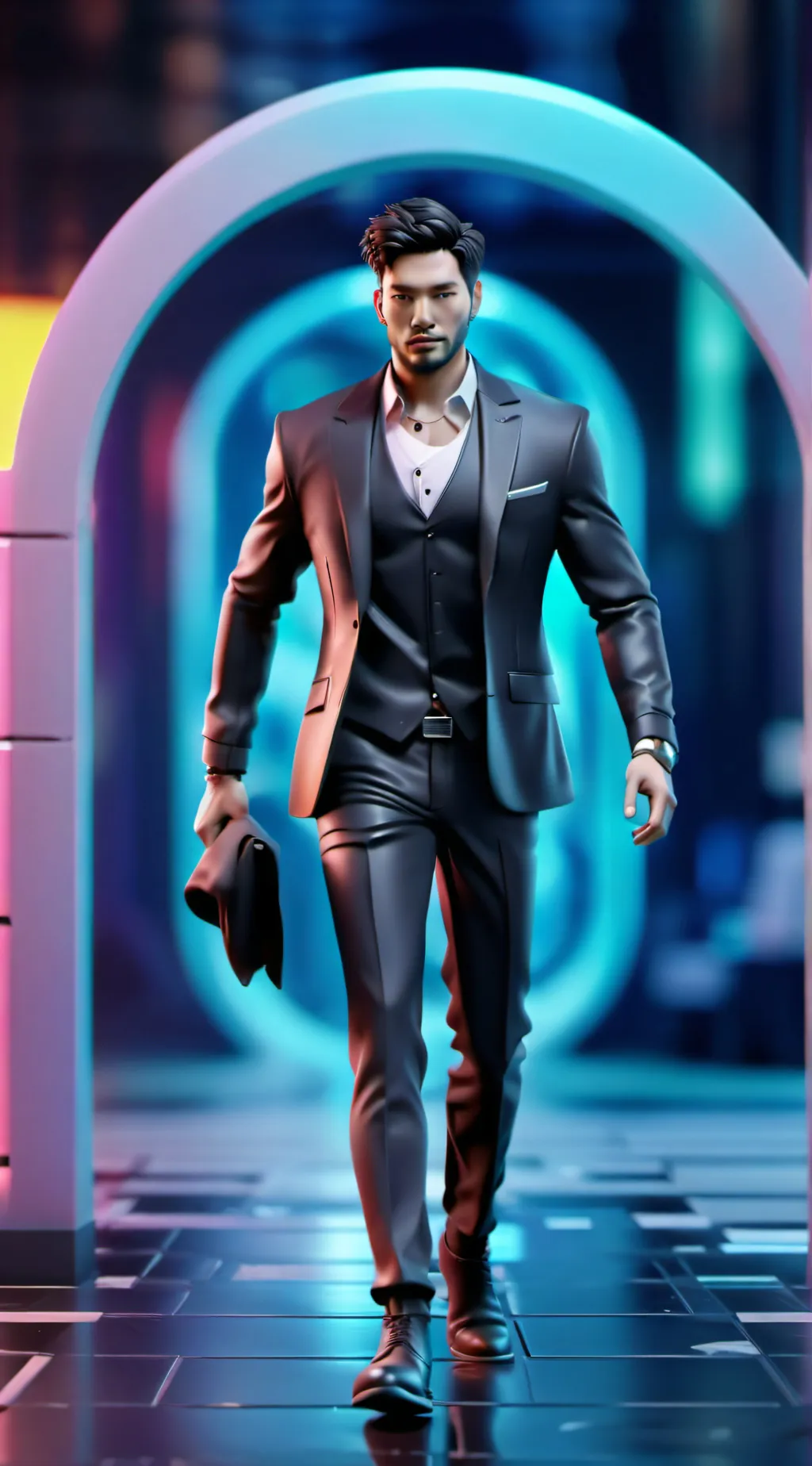 ai character: BOSS background