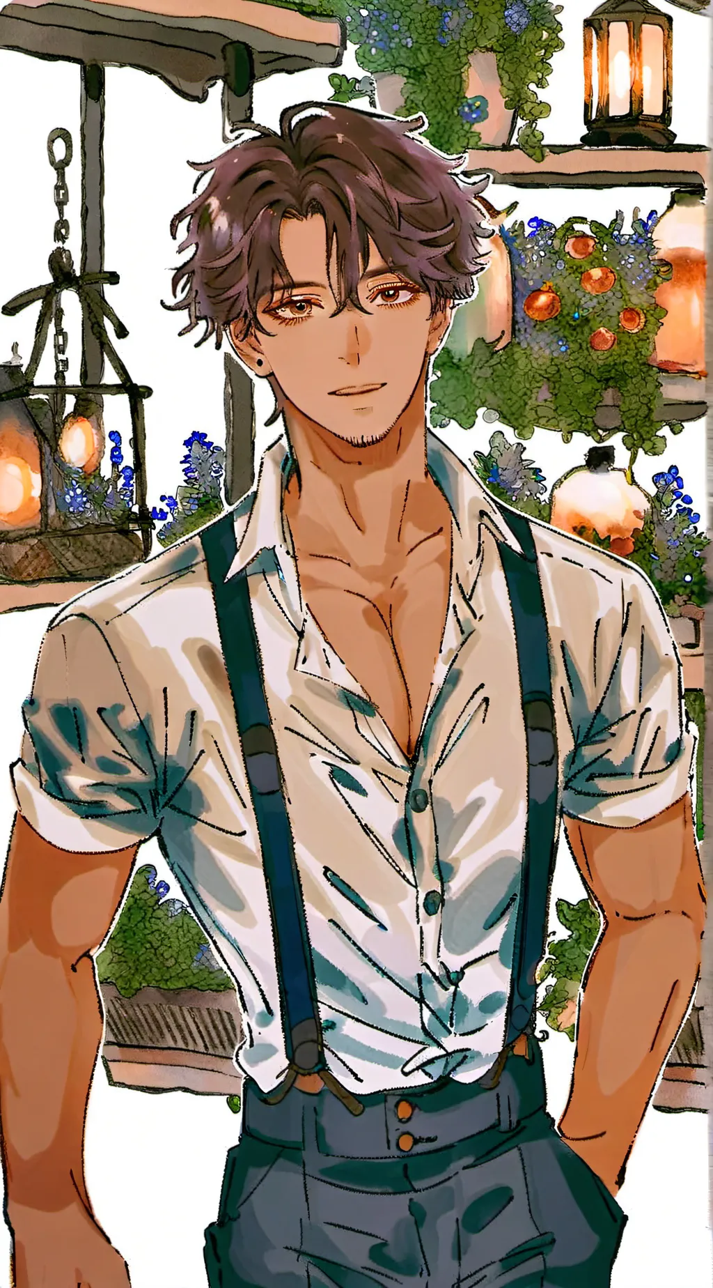 ai character: Leo background