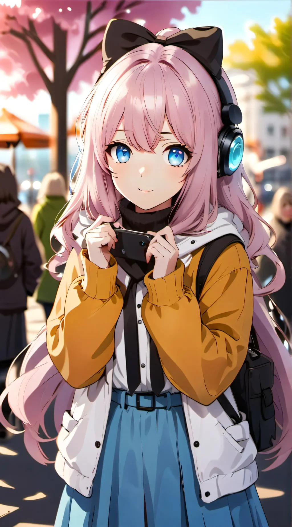 ai character: Nana  background