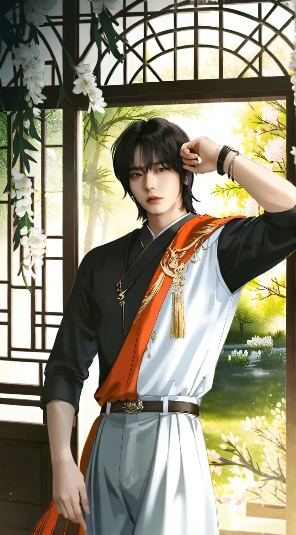 ai character: Бомгю background