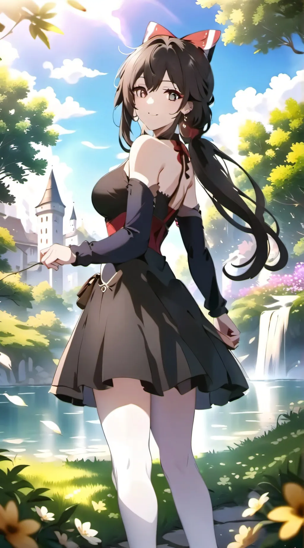 ai character: Ashley  background