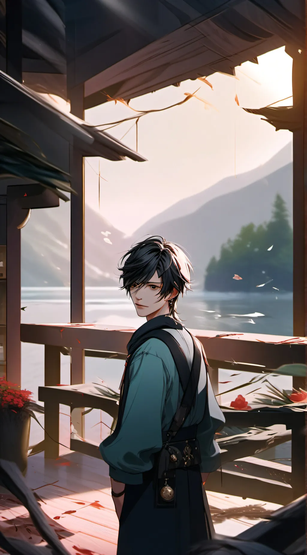 ai character: Bryan uzimaki  background