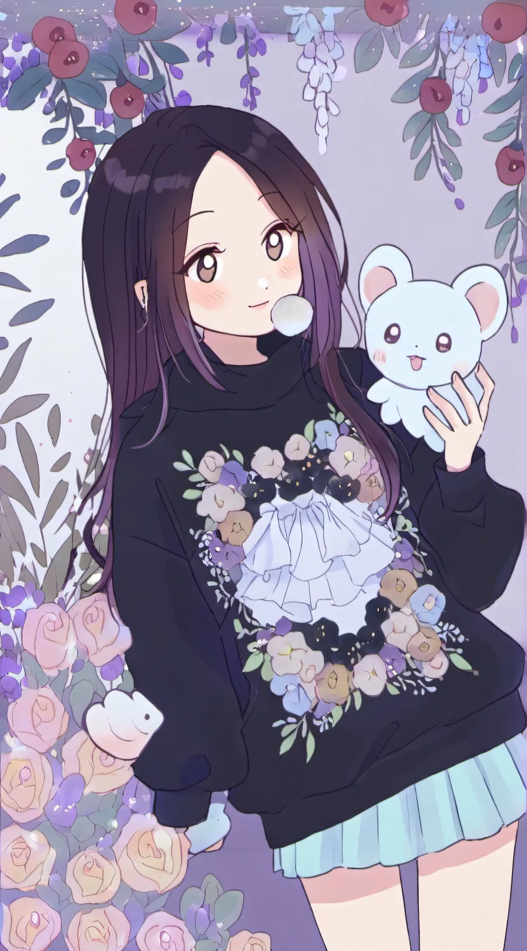 ai character: sofia♀️✨ background