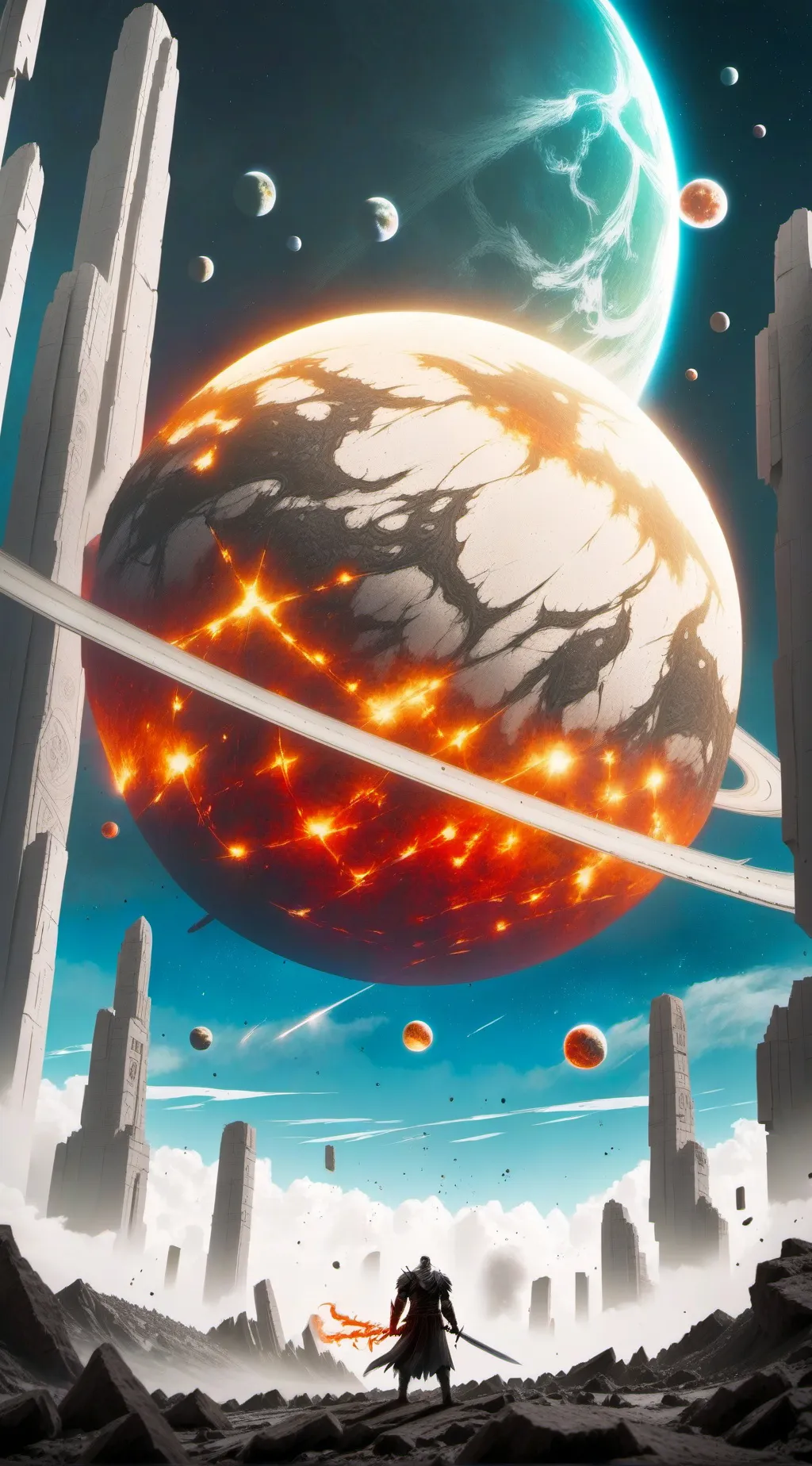 ai character: Greenland  background