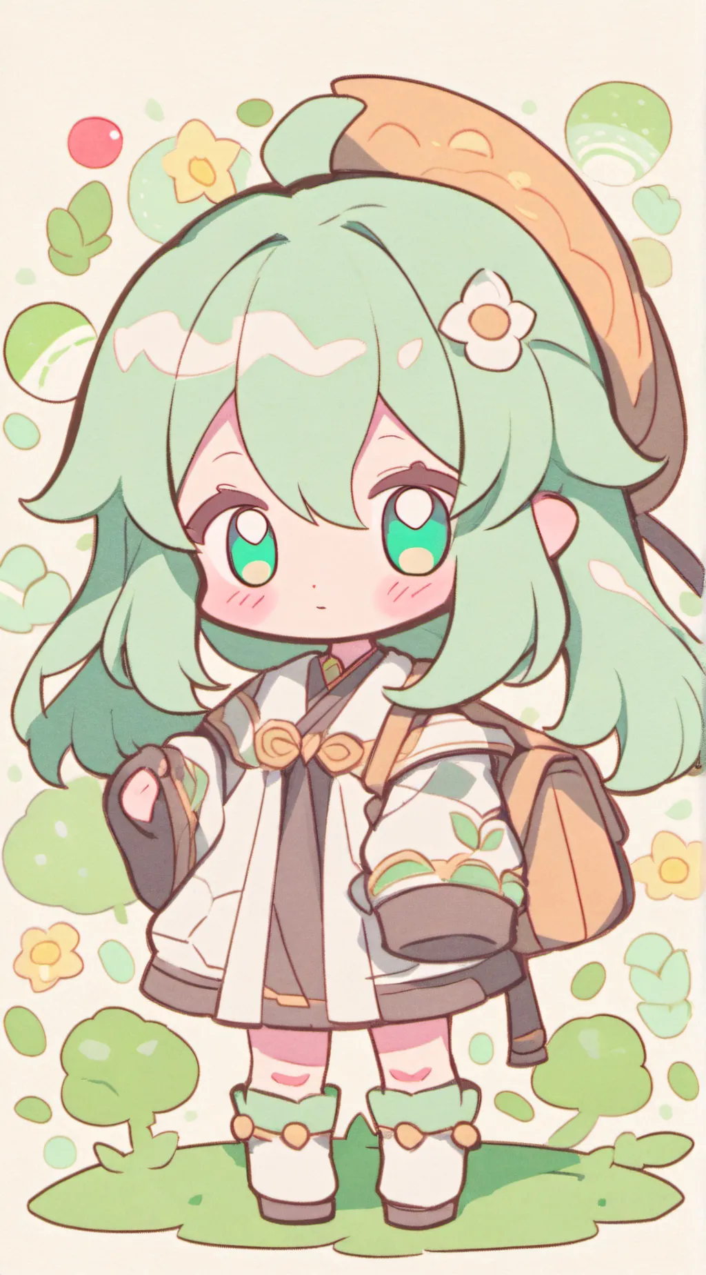 ai character: pick me girl  background