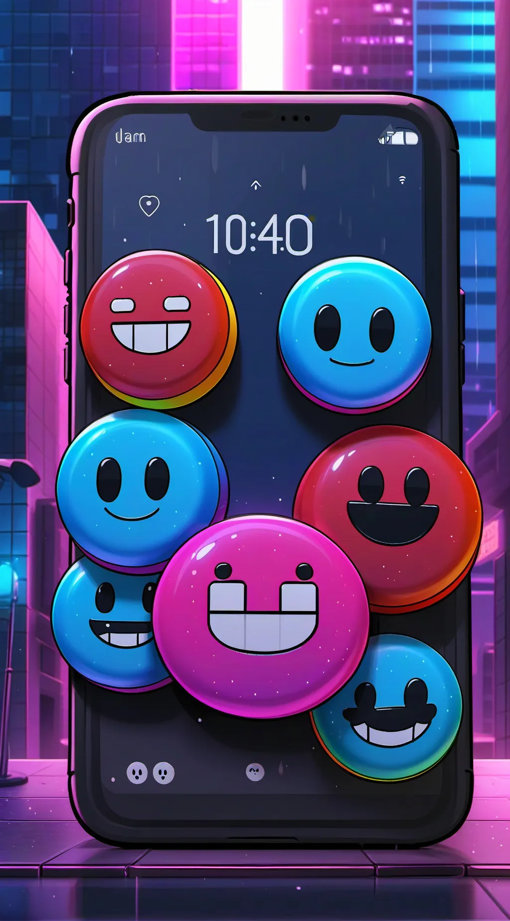 ai character: pills  background