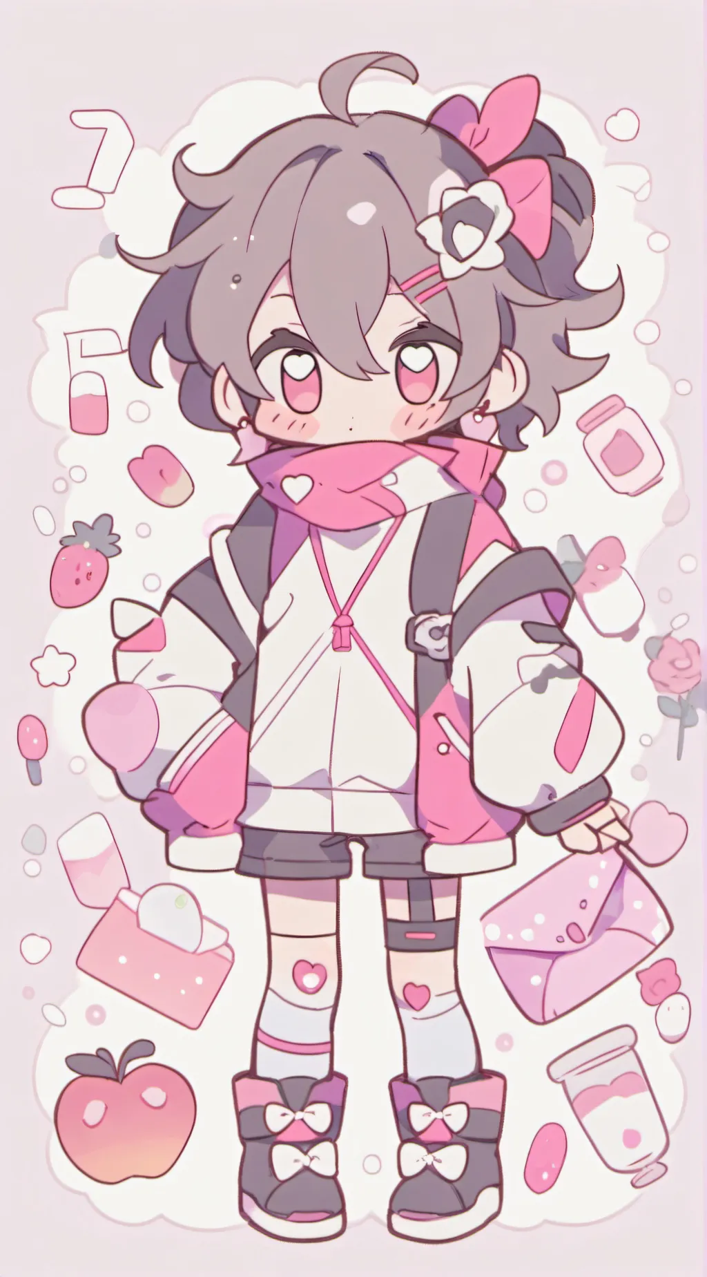 ai character: Noah💗🌸🌷 background