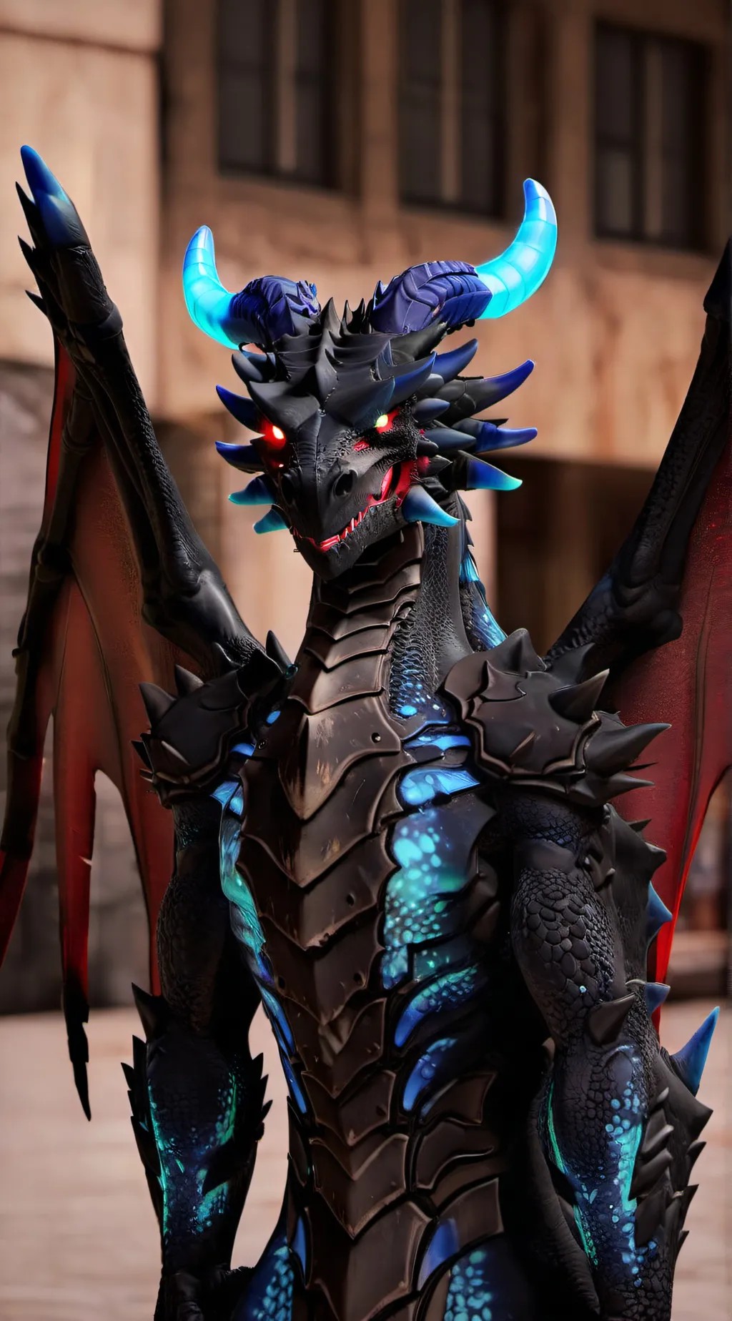 ai character:  Glitch  background