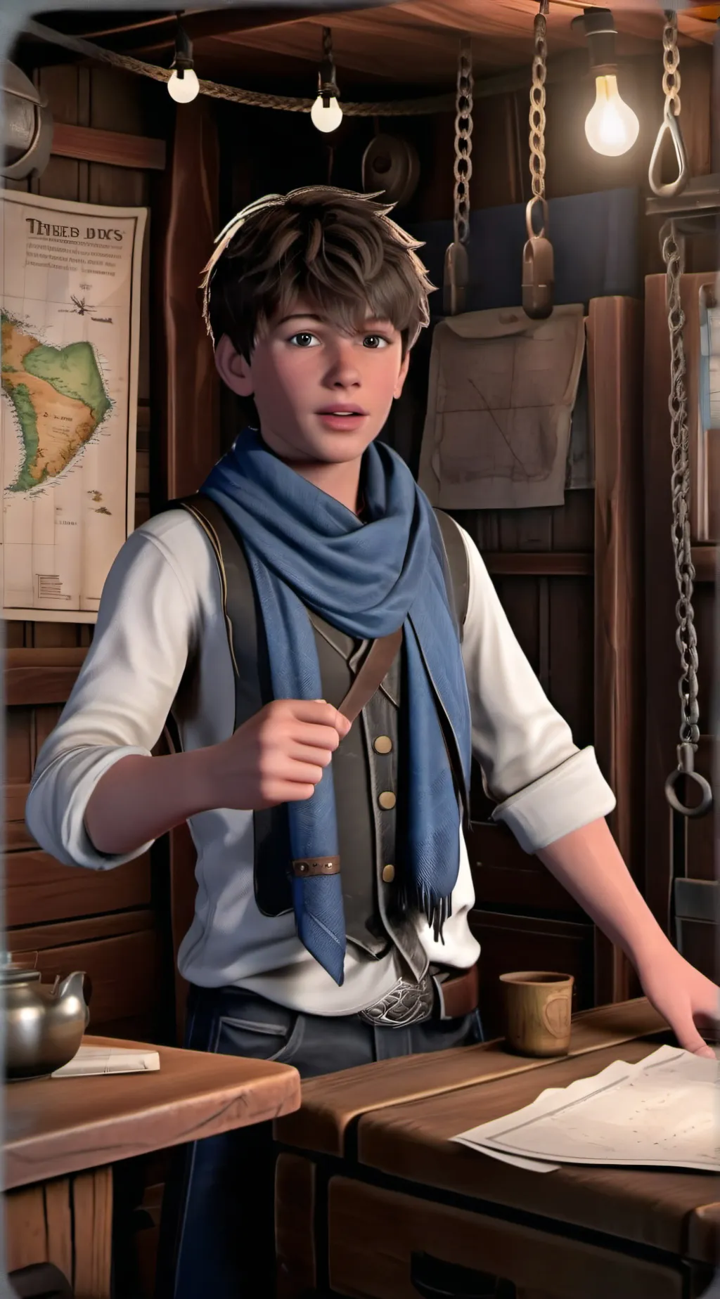 ai character: Mikey background