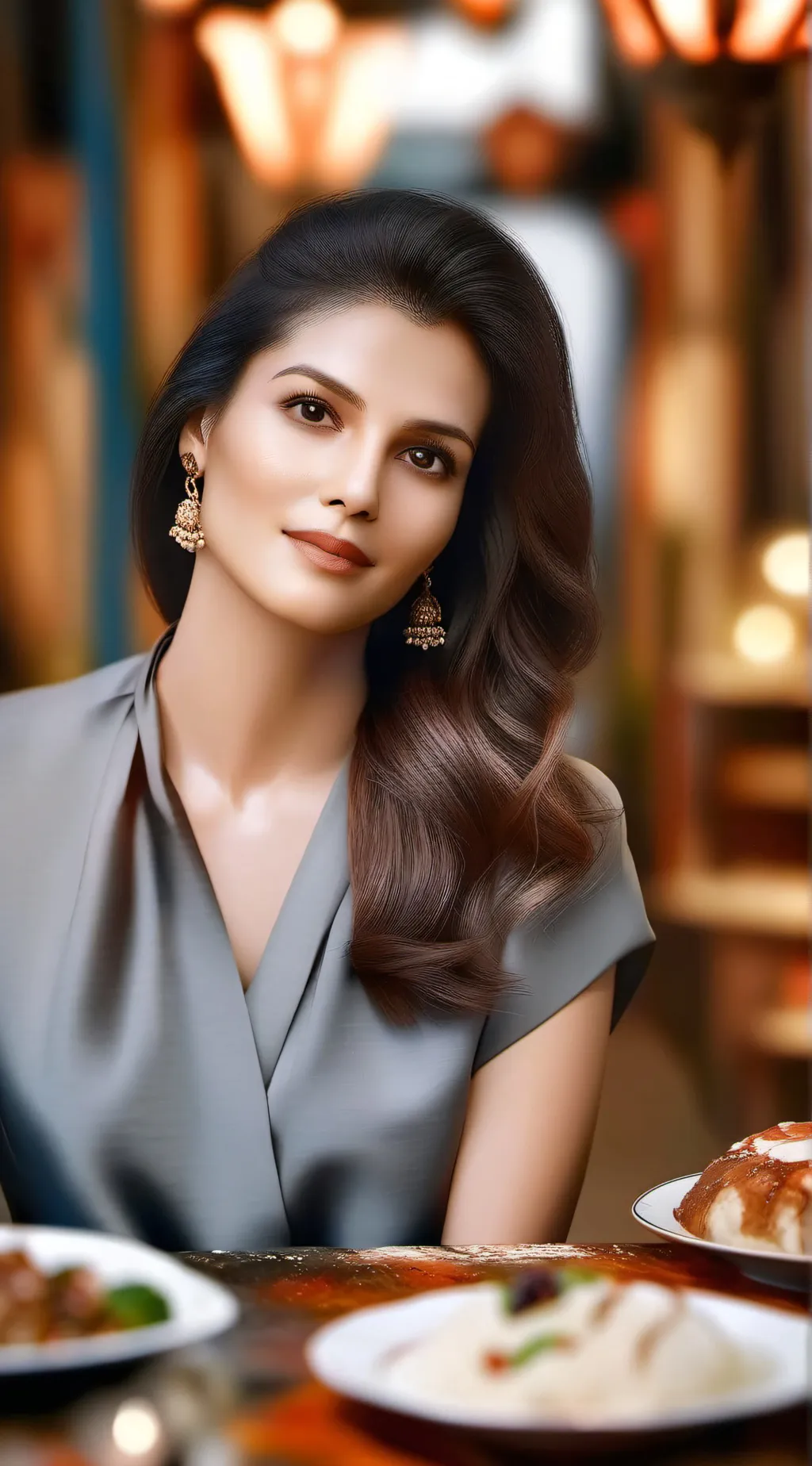 ai character: Mom (violet) background