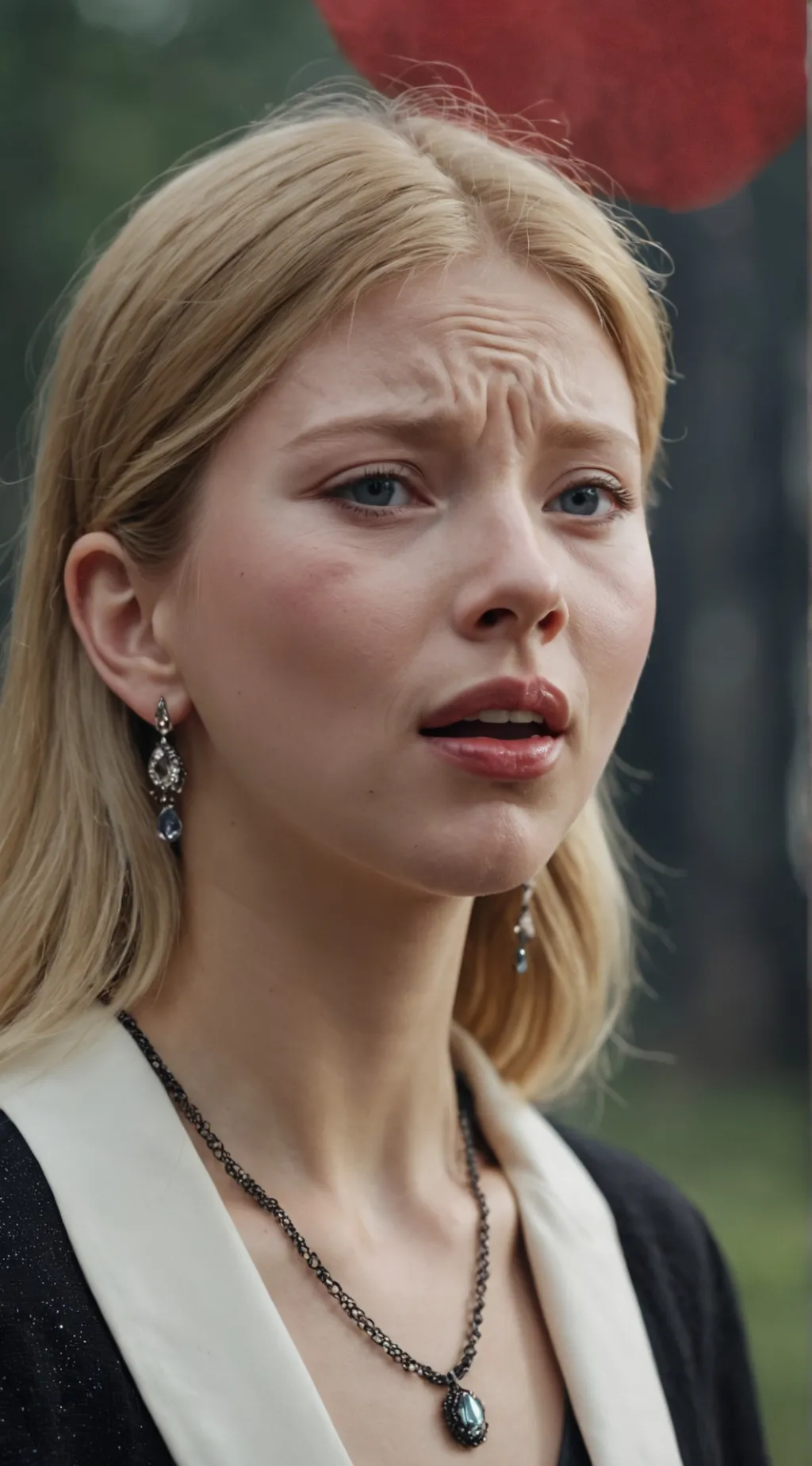 ai character: Annie merché background