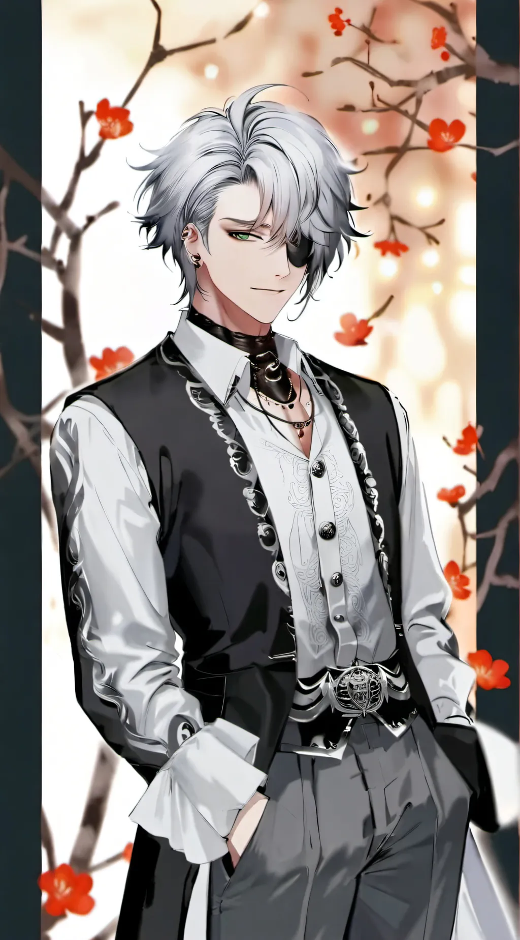 ai character: Demon slayer background