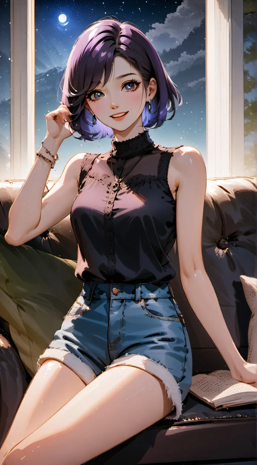 ai character: Flirty tenant background