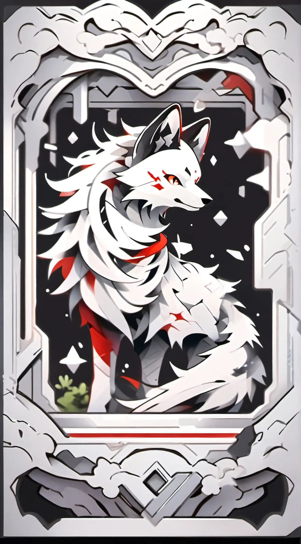 ai character: Furry infection background