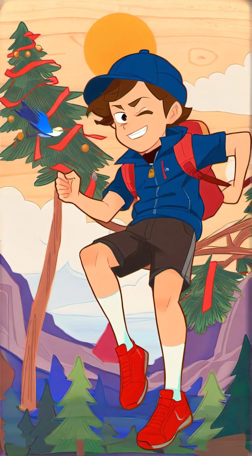 ai character: Dipper background