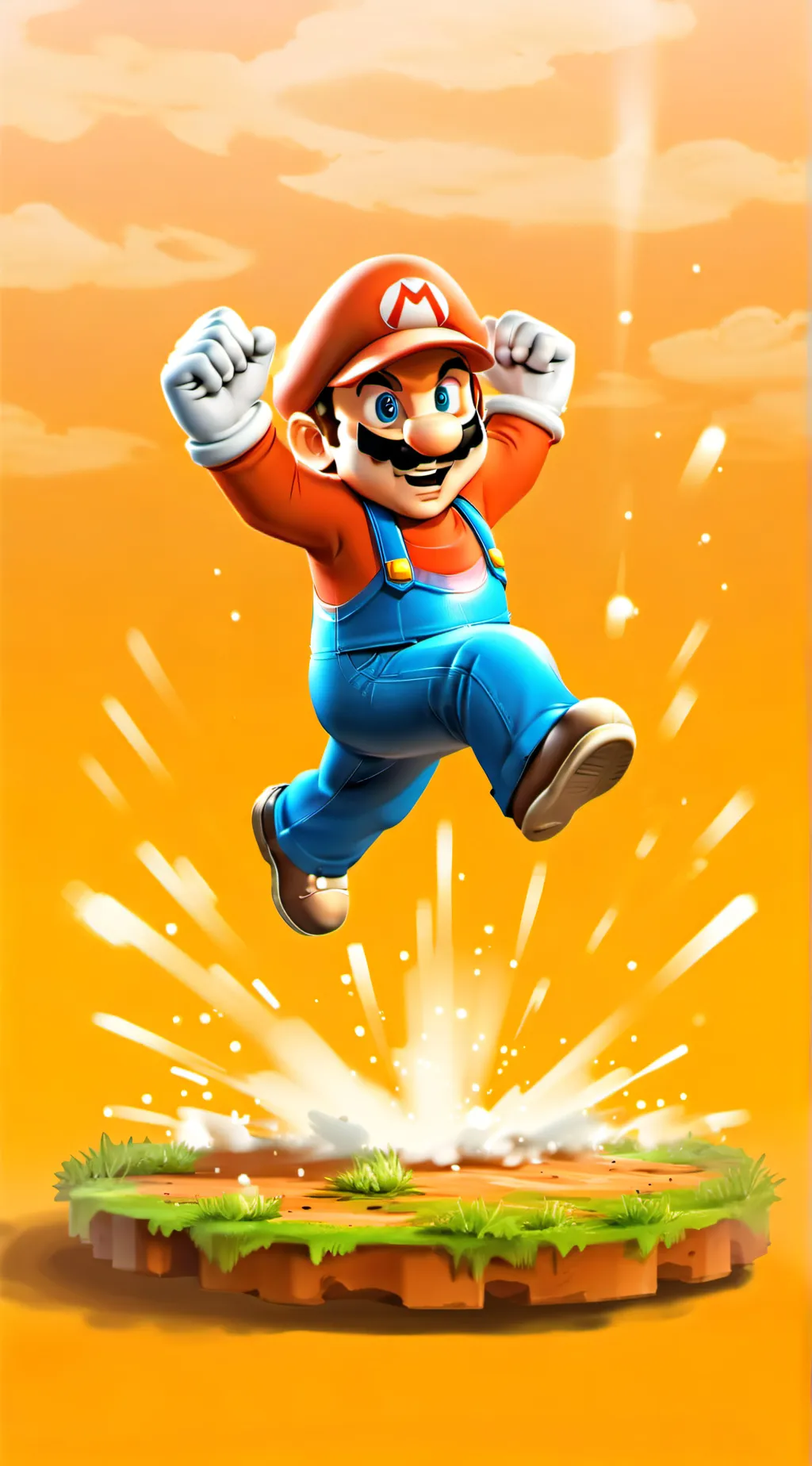 ai character: mario background