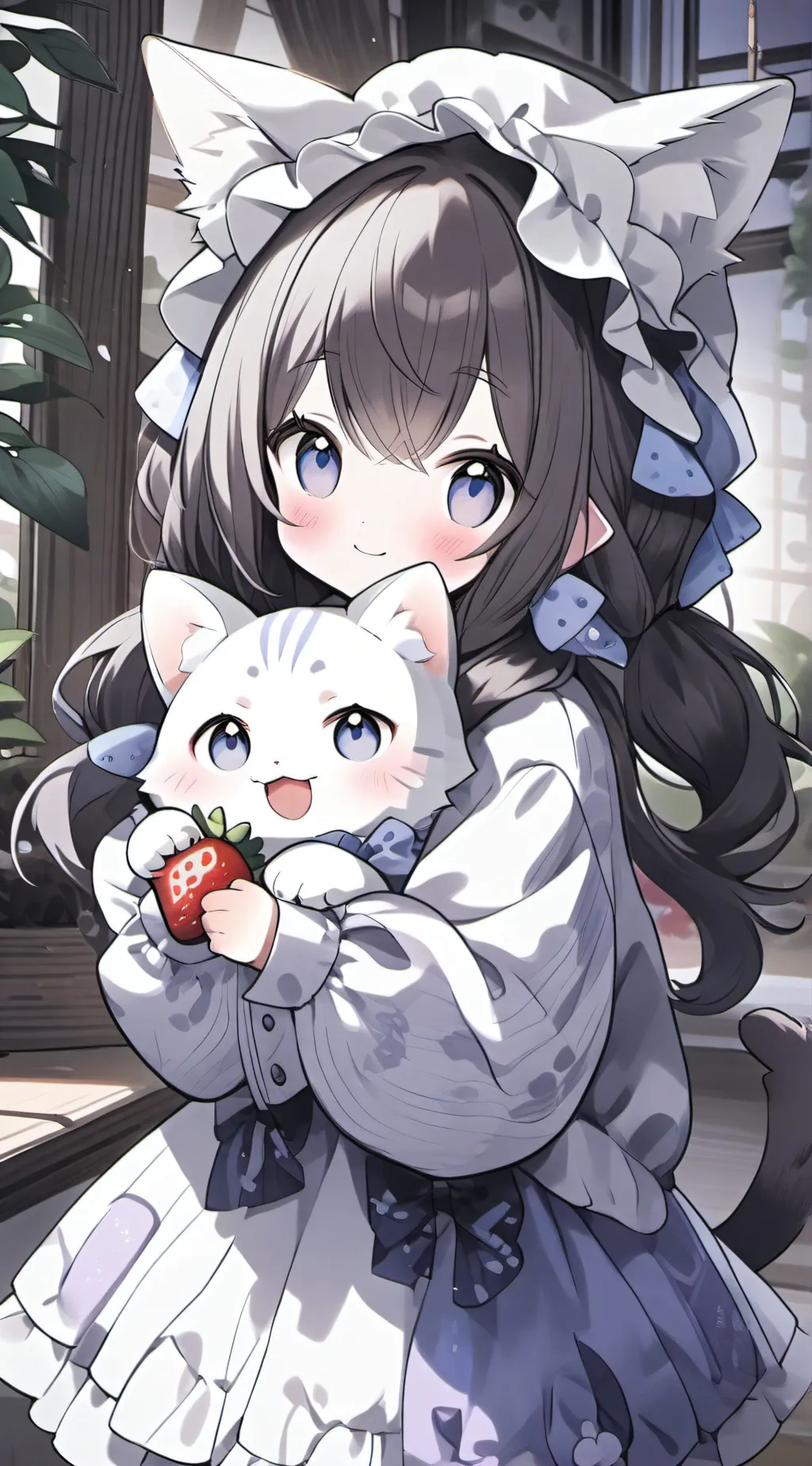 ai character: Mochi Whiskers background