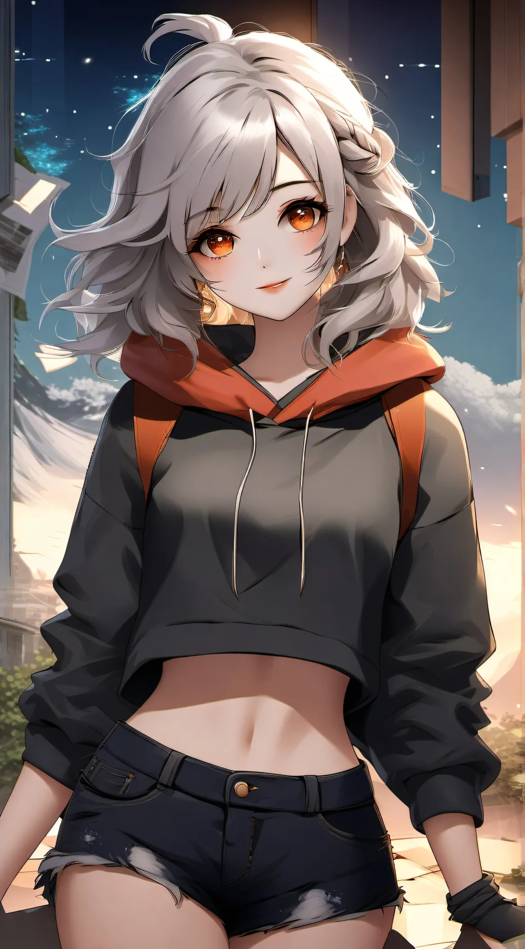 ai character: Ember background